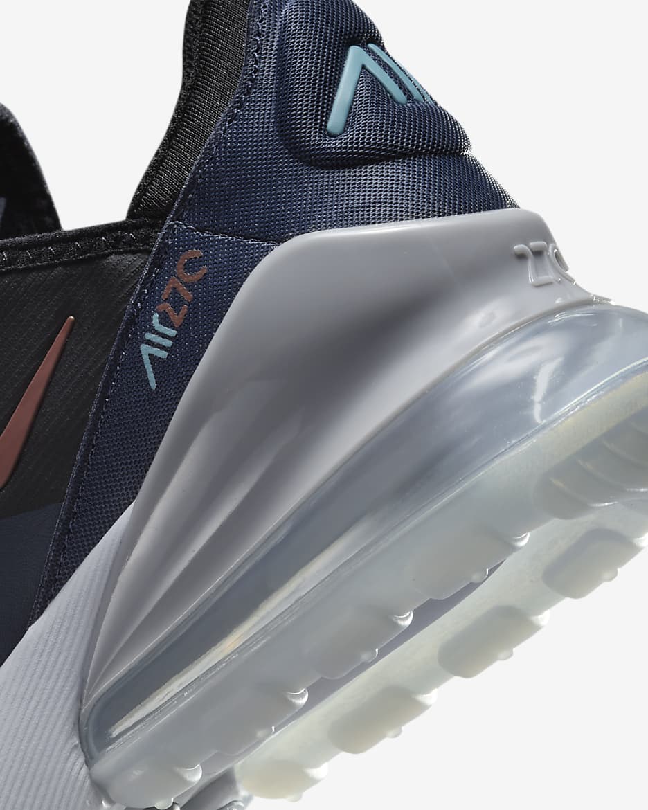 Nike air max 270 womens navy blue best sale